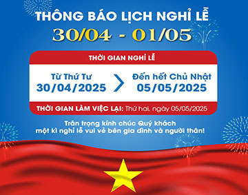 Mẫu Thông Báo Lịch Nghỉ Lễ 30/4 - 1/5: Tải Về &amp; Sử Dụng Dễ Dàng