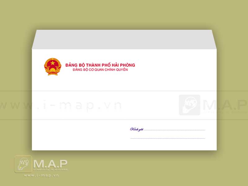 in phong bì đại hội đảng bộ