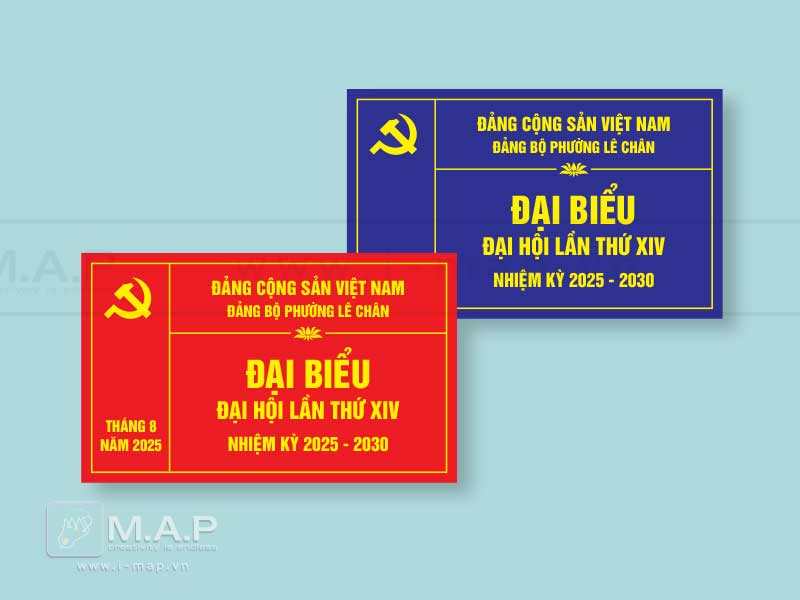 in thẻ đại hội đại biểu đảng bộ các cấp
