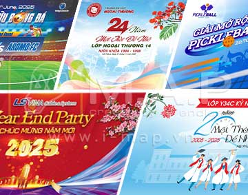 In Phông Bạt Sự Kiện Theo Yêu Cầu tại Hải Phòng