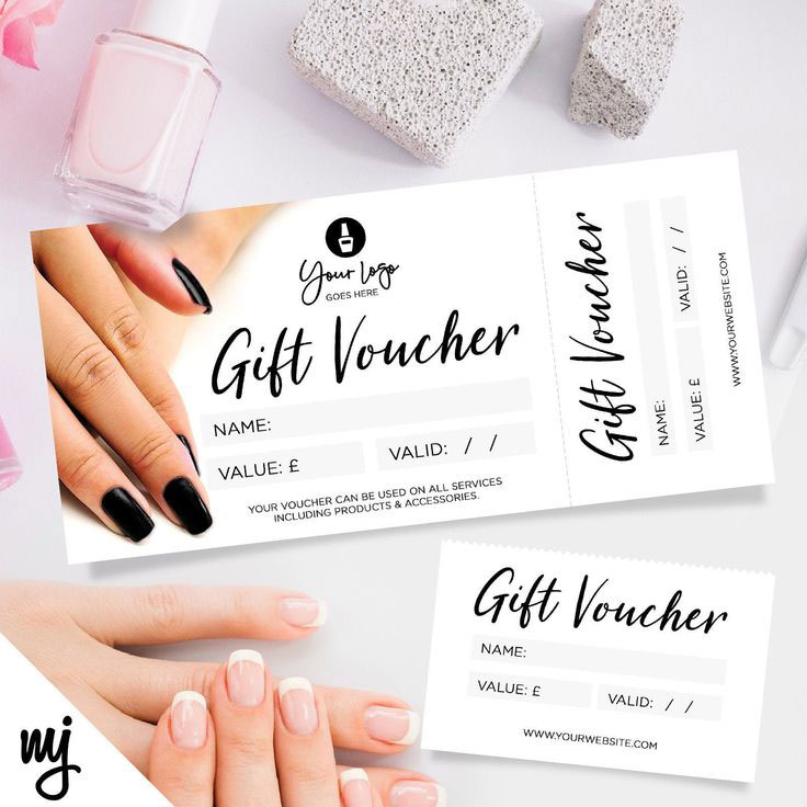 in voucher tiệm nails