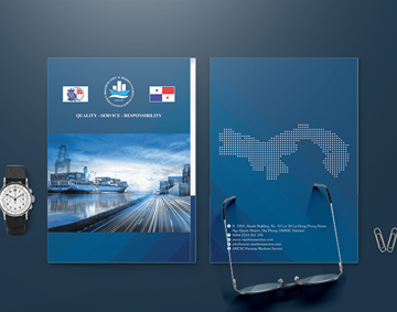 Thiết kế Kẹp file – Profile Công ty TNHH Tư Vấn &amp; Giám định Hàng Hải Châu Á