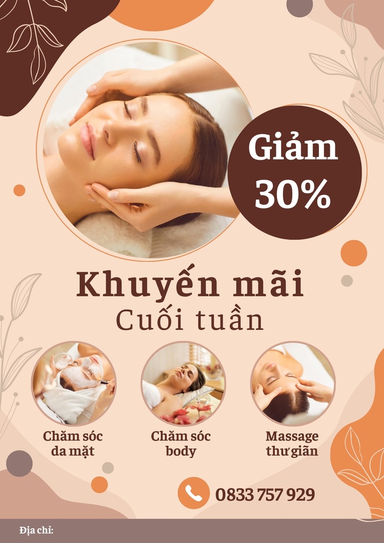 tờ rơi spa