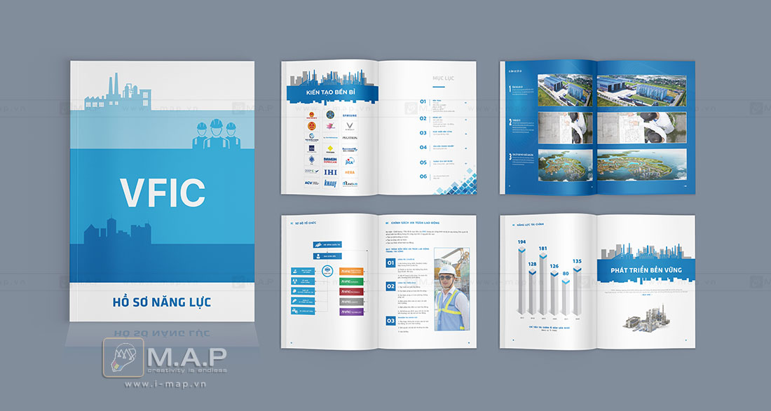 thiết kế profile hồ sơ năng lực công ty xây dựng